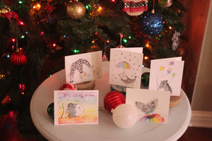 Pack of 5 cards assorted designs - Nursery
