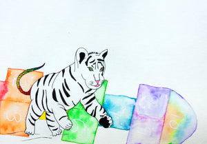 Nursery Art: Pounce Scotch